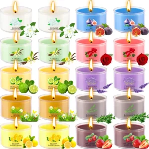20 Pack Aromatherapy Scented Soy Candles