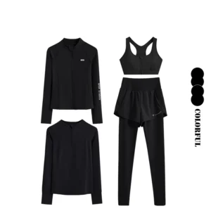 Women’s 4PCS Yoga Fitness Suit